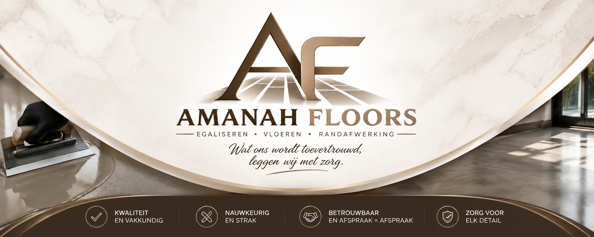 Amanah Floors — Wat ons wordt toevertrouwd, leggen wij met zorg.